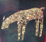 Outdoor Living : ANIMATED LIGHT UP FEEDING REINDEER