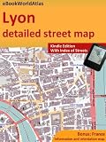 Map of Lyon (France)