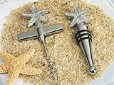 Beach theme Starfish Wine Opener, Wine stopper set (Set of 72)