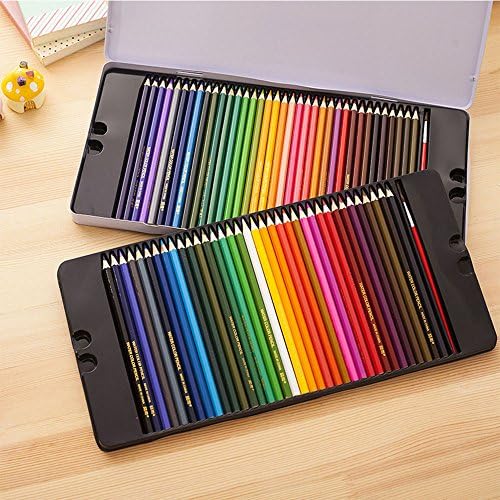 Bayam Colored Pencils for Adults and Kids- 72 Colors for Coloring & Colored Pencil Art/ Water Coloring Pencils with Wrap, Sharpener, Eraser & Blending Brush/ Great for Layering & Blending