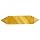 Dorian Tool NTP PVD-TiN Coated Carbide DorNotch Threading and Grooving Insert, Positive Rake Angle, Left Hand Cut, General Purpose Chip Breaker for Ferrous Metals, V Thread, 6-20 External/5-12 Internal TPI (Pack of 10)