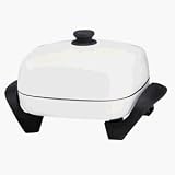 West Blend Housewares #72222 12 White Electric Skillet