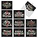 The Best Card Company - 10 Christmas Greeting Cards with Envelopes - Festive, Fun Assorted Holiday Notecards (4 x 5.12 Inch) - Christmas Chalk and Roses M2358XSG