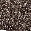 Home Mocha Shag Area Rug 3 x 5 Feet Carpet
