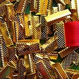 144pcs 16mm or 5/8 inch Ribbon Clamps with Loop -- Silver