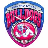 NCAA Fresno State Bulldogs High Definition Clock