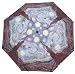 LAMPS BEAUTIFUL Fine Art Mini Folding Rain or Sun Umbrella--Starry Night by Van Gogh