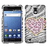 Playful Leopard With Full Rhinestones Hard Protector Case Cover For Samsung ....