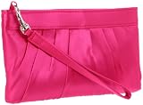 La Regale  Zip Wristlet With Rouched Top 24104 Clutch