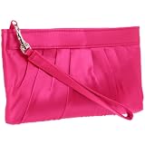 La Regale Womens Zip Wristlet With Rouched Top 2410