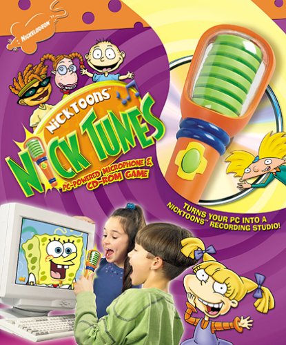 Nicktoons Nick Tunes Microphone and CD-ROM Game