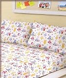 Morgan Kids Microfiber Full Sheet Set Owls Owls