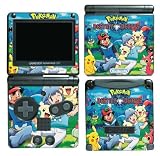 Pokemon FireRed LeafGreen game SKIN 5 Nintendo GBA SP