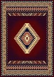 Traditional Area Rug, United Weavers Manhattan 2'x3' Tucson Burgundy