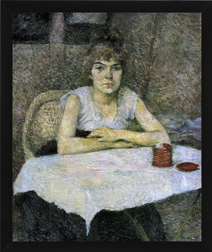 Henri De Toulouse-Lautrec Rice Powder - 16" x 20" Framed Premium Canvas Print