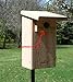 Kettle Moraine Copper Portal for Eastern Bluebird Bird Houses Predator Guard 1 1/2