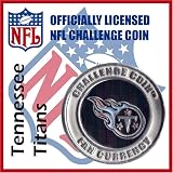 Tennessee Titans NFL Football Helmet Challenge Coin Poker Card Guard