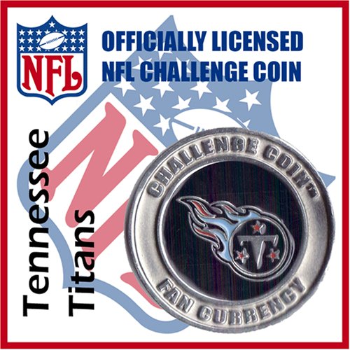 Tennessee Titans NFL Football Helmet Challenge Coin Poker Card Guard