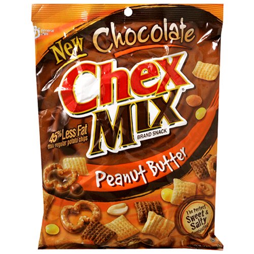 Chex Snack Mix Chocolate Peanut Butter, 12-Ounce Bags (Pack of 8) by Chex