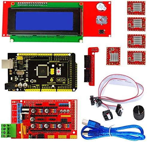 Aobbi™3D Printer Kit RAMPS 1.4+Mega 2560+A4988+LCD 2004 Cotroller