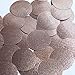 Round Sequin 40mm Mink Pink Metallic Embossed Texture Loose Couture Paillettes