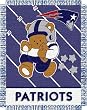 New England Patriots Woven Baby Blanket Throw - NFL Football Fan Shop Sports Team Merchandise