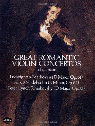 Great Romantic Violin Concertos in Full Score