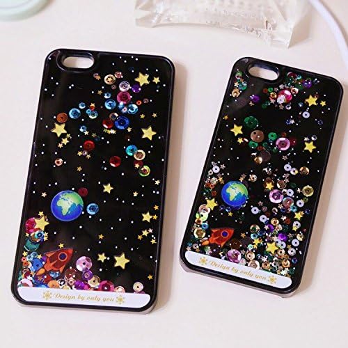 iPhone 6 plus Case, DoDo PangTM Case for iPhone 6S plus Case 5.5" (2014 Version),Liquid Hard Case for iPhone 6D plus,Cover for iPhone 6 plus ,Cute Iphone 6D plus case , Fashion Creative Design Flowing Liquid Moving Case for Apple iPhone6S/6 plus-Starnight