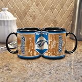 MLB Toronto Blue Jays 11-Ounce Black Nostalgic Mug (2 Pack)