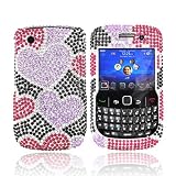 For Blackberry Curve 8520 8530 Hard Case PURPLE PINK