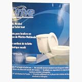 Plastic Raised Toilet Seat, Model: 12040-3, by Drive Medical - 1 ea
