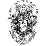 Youth Long-Sleeve T-Shirt : Recognize This Stare I Wear - Medusa Goth Punk Emo