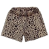 MANIS(マニス) アニマルシール生地ヒョウ柄パンツ XS 90cm/ブラウン NO.R-J-14566