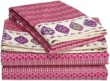 Tracy Reese Folk Song 300-Thread Count Cotton Percale Full Sheet Set