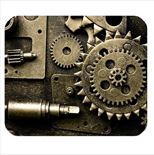custom cool steampunk pattern cloth cover rectangle Mouse Pad 8.87 X 7.28 inch