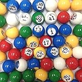 Multi Color Plastic Bingo Ball Set