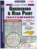 Greensboro & High Point Street Atlas, Guilford County, North Carolina