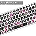 DHZ Mysterious Rose Garden Keyboard Cover Silicone Skin for MacBook Air 13 and MacBook Pro 13