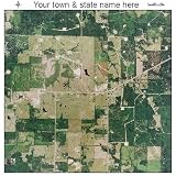 Huge Aerial Photography Map of Stanley, Louisiana 2007 LA
