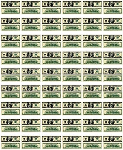 Art of Eric Gunty - 1/4 Sheet Cake - Money Strips Image Birthday - Edible Cake or Cupcake Topper - D20154