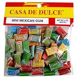 Casa De Dulce Mini Gum, 2.5-Ounce Bags (Pack of 12)