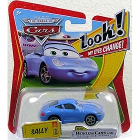 Disney Pixar CARS Movie 1:55 Die Cast Car with Lenticular Eyes Sally by 