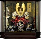 ガラスケース 入り 兜 飾り 20-524 六角天翔兜