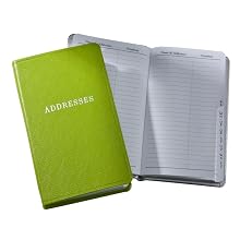 POST Pocket Address Book, Saffiano Lime