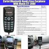 Cartel CT-2000 Bluetooth Hands Free Car Phone With Music