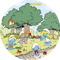 Dekoback Tortenaufleger Schl�mpfe Wald, 1er Pack (1 x 14 g Karton)