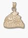 Columbus Blue Jackets 10k gold 5/8 stick logo pendant