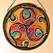 Celtic Trinity Symbol in Stained Glass