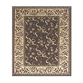 Floral Ribbons Rug - Plum Ivory