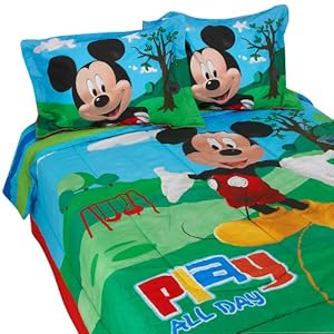 Amazon.com - Disney Mickey Mouse Clubhouse Full Size Comforter, Bed ...